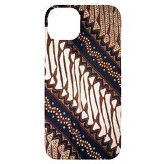 Batik Indonesian Culture Indonesia Authentic Iphone 14 Plus Black Uv Print Case by Perong