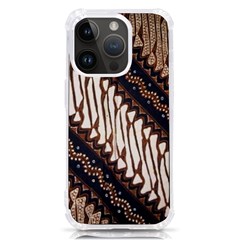 Batik Indonesian Culture Indonesia Authentic Iphone 14 Pro Tpu Uv Print Case by Perong