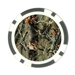 Realtree Camo Seamless Pattern Poker Chip Card Guard by Perong