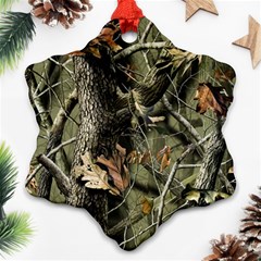 Realtree Camo Seamless Pattern Ornament (snowflake)