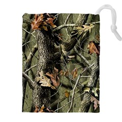 Realtree Camo Seamless Pattern Drawstring Pouch (4xl) by Perong