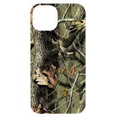 Realtree Camo Seamless Pattern Iphone 14 Black Uv Print Case by Perong