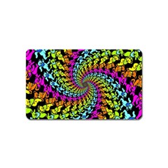 3d Grateful Dead 90 s Neon Dancing Bears Magnet (name Card) by Perong