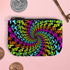 3d Grateful Dead 90 s Neon Dancing Bears Mini Coin Purse by Perong