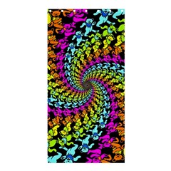 3d Grateful Dead 90 s Neon Dancing Bears Shower Curtain 36  X 72  (stall)  by Perong