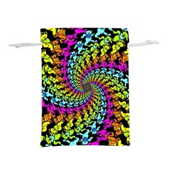 3d Grateful Dead 90 s Neon Dancing Bears Lightweight Drawstring Pouch (s) by Perong