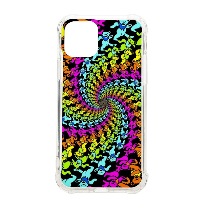 3d Grateful Dead 90 s Neon Dancing Bears iPhone 11 Pro 5.8 Inch TPU UV Print Case