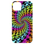 3d Grateful Dead 90 s Neon Dancing Bears iPhone 14 Plus Black UV Print Case Front