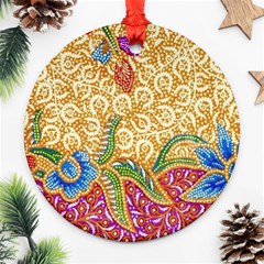 Batik Indonesian Culture Indonesia Authentic Ornament (round) by Perong