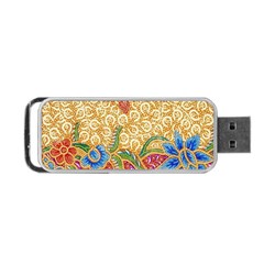 Batik Indonesian Culture Indonesia Authentic Portable Usb Flash (one Side) by Perong