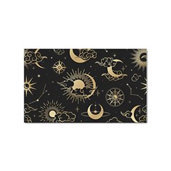 Asian Seamless Pattern With Clouds Moon Sun Stars Vector Collection Oriental Chinese Japanese Korean Sticker Rectangular (10 Pack) by Perong