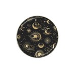 Asian Seamless Pattern With Clouds Moon Sun Stars Vector Collection Oriental Chinese Japanese Korean Hat Clip Ball Marker (4 pack) Front