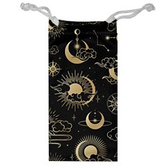 Asian Seamless Pattern With Clouds Moon Sun Stars Vector Collection Oriental Chinese Japanese Korean Jewelry Bag by Perong