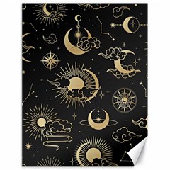 Asian Seamless Pattern With Clouds Moon Sun Stars Vector Collection Oriental Chinese Japanese Korean Canvas 18  X 24  by Perong