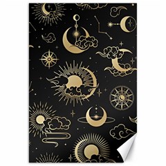 Asian Seamless Pattern With Clouds Moon Sun Stars Vector Collection Oriental Chinese Japanese Korean Canvas 20  X 30  by Perong