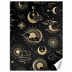 Asian Seamless Pattern With Clouds Moon Sun Stars Vector Collection Oriental Chinese Japanese Korean Canvas 36  X 48  by Perong