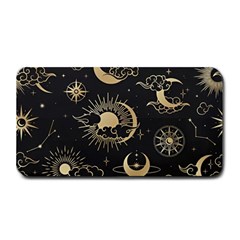 Asian Seamless Pattern With Clouds Moon Sun Stars Vector Collection Oriental Chinese Japanese Korean Medium Bar Mat by Perong