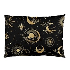 Asian Seamless Pattern With Clouds Moon Sun Stars Vector Collection Oriental Chinese Japanese Korean Pillow Case by Perong