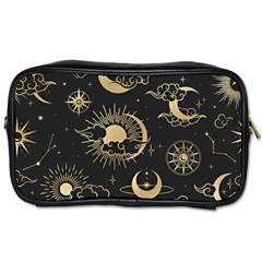 Asian Seamless Pattern With Clouds Moon Sun Stars Vector Collection Oriental Chinese Japanese Korean Toiletries Bag (one Side) by Perong