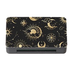 Asian Seamless Pattern With Clouds Moon Sun Stars Vector Collection Oriental Chinese Japanese Korean Memory Card Reader With Cf by Perong