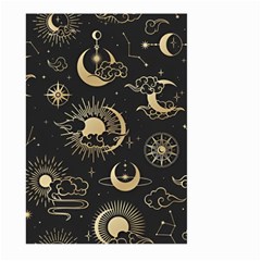 Asian Seamless Pattern With Clouds Moon Sun Stars Vector Collection Oriental Chinese Japanese Korean Large Garden Flag (two Sides) by Perong