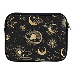 Asian Seamless Pattern With Clouds Moon Sun Stars Vector Collection Oriental Chinese Japanese Korean Apple Ipad 2/3/4 Zipper Cases