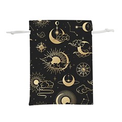 Asian Seamless Pattern With Clouds Moon Sun Stars Vector Collection Oriental Chinese Japanese Korean Lightweight Drawstring Pouch (l) by Perong