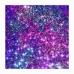 Purple Violet Glitter Galaxy Nebula Space Pattern Medium Glasses Cloth