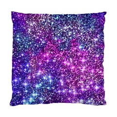 Purple Violet Glitter Galaxy Nebula Space Pattern Standard Cushion Case (One Side)