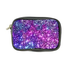 Purple Violet Glitter Galaxy Nebula Space Pattern Coin Purse