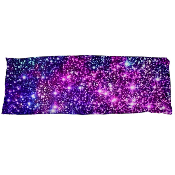 Purple Violet Glitter Galaxy Nebula Space Pattern Body Pillow Case (Dakimakura)