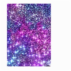 Purple Violet Glitter Galaxy Nebula Space Pattern Large Garden Flag (Two Sides)