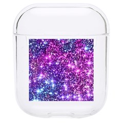 Purple Violet Glitter Galaxy Nebula Space Pattern Hard Pc Airpods 1/2 Case by Perong