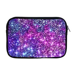 Purple Violet Glitter Galaxy Nebula Space Pattern Apple MacBook Pro 17  Zipper Case