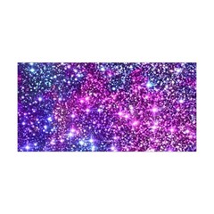 Purple Violet Glitter Galaxy Nebula Space Pattern Yoga Headband