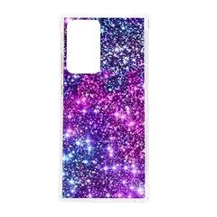 Purple Violet Glitter Galaxy Nebula Space Pattern Samsung Galaxy Note 20 Ultra Tpu Uv Case by Perong