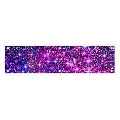 Purple Violet Glitter Galaxy Nebula Space Pattern Banner And Sign 4  X 1  by Perong