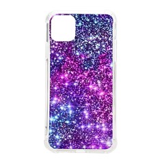 Purple Violet Glitter Galaxy Nebula Space Pattern Iphone 11 Pro Max 6 5 Inch Tpu Uv Print Case by Perong