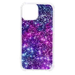 Purple Violet Glitter Galaxy Nebula Space Pattern Iphone 13 Mini Tpu Uv Print Case by Perong