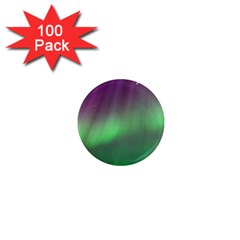 Northern Lights Green Aurora Borealis 1  Mini Magnets (100 Pack)  by Perong