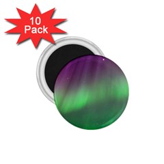 Northern Lights Green Aurora Borealis 1 75  Magnets (10 Pack)  by Perong