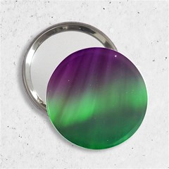 Northern Lights Green Aurora Borealis 2 25  Handbag Mirrors by Perong