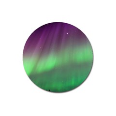 Northern Lights Green Aurora Borealis Magnet 3  (round) by Perong