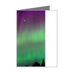 Northern Lights Green Aurora Borealis Mini Greeting Card