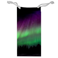 Northern Lights Green Aurora Borealis Jewelry Bag