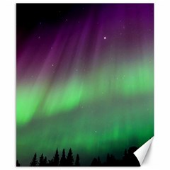 Northern Lights Green Aurora Borealis Canvas 8  X 10  by Perong