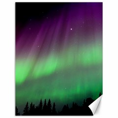 Northern Lights Green Aurora Borealis Canvas 12  X 16  by Perong