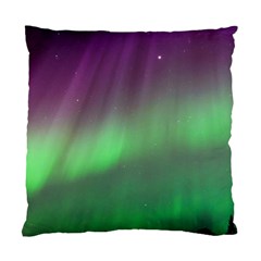 Northern Lights Green Aurora Borealis Standard Cushion Case (two Sides) by Perong