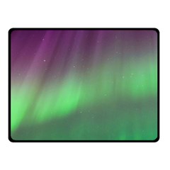 Northern Lights Green Aurora Borealis Fleece Blanket (small) by Perong