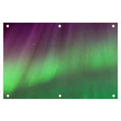 Northern Lights Green Aurora Borealis Banner And Sign 6  X 4  by Perong